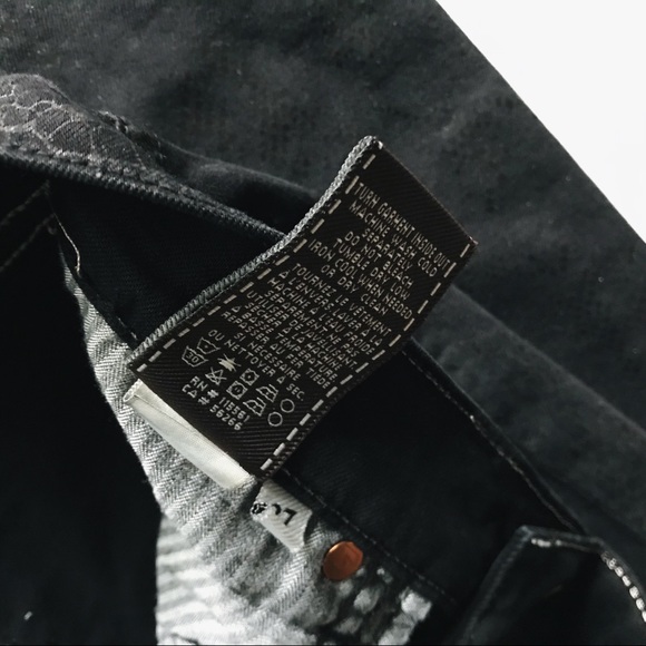 7 for All Mankind Black Snake Metallic Skinny Jean - Picture 7 of 7